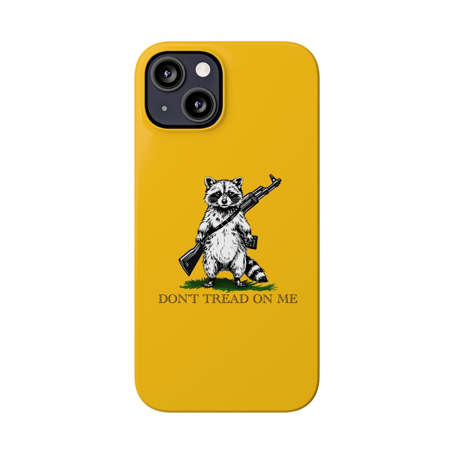 Racoon Freedom Design Slim Phone Case