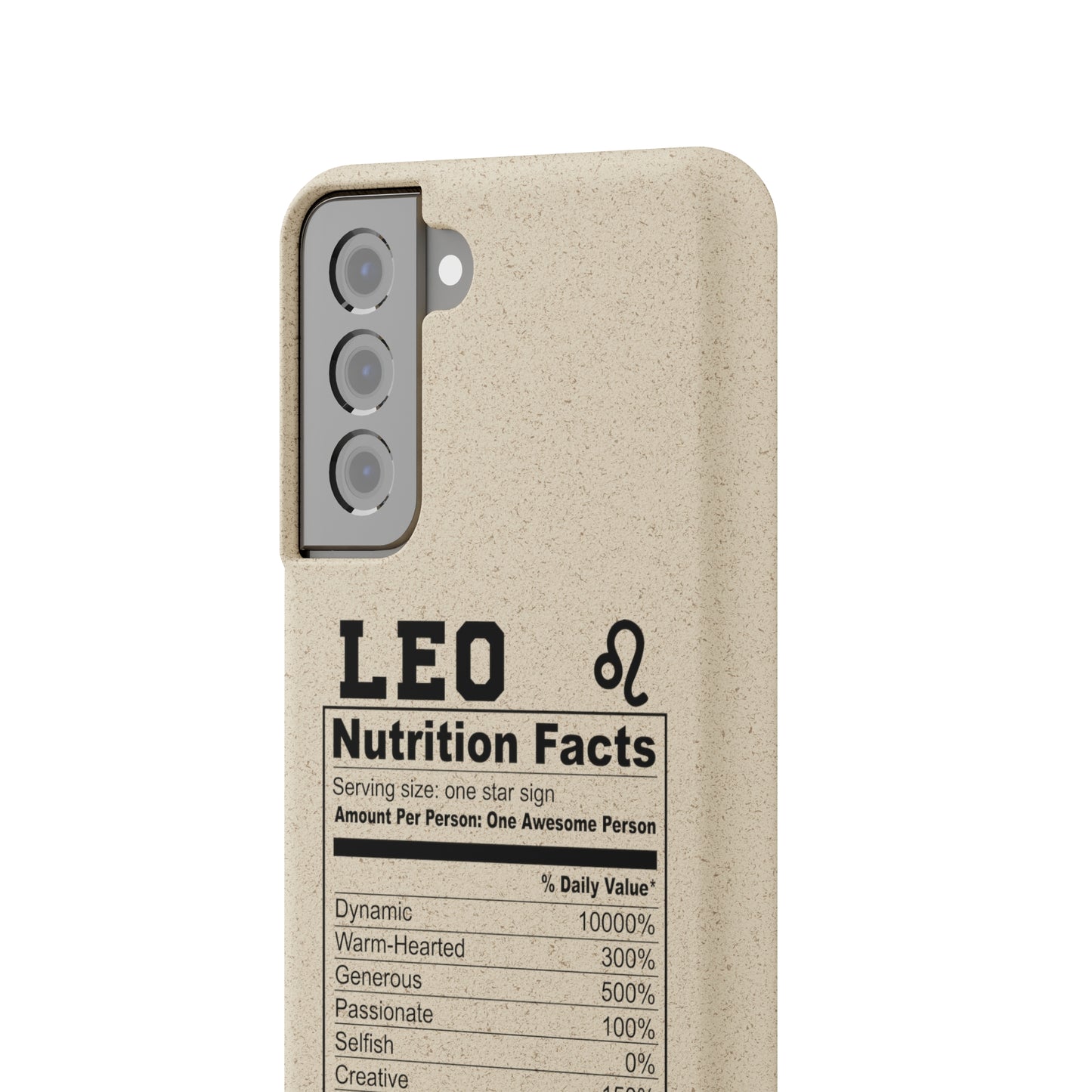 Zodiac Ingredients Biodegradable Phone Case