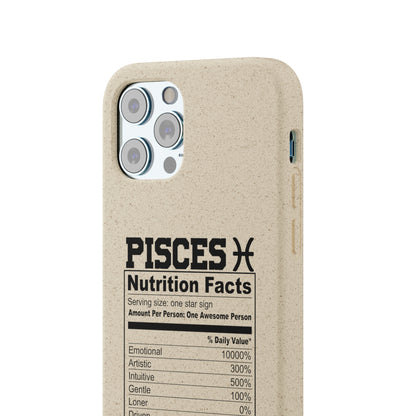 Pisces Ingredients Biodegradable Phone Case