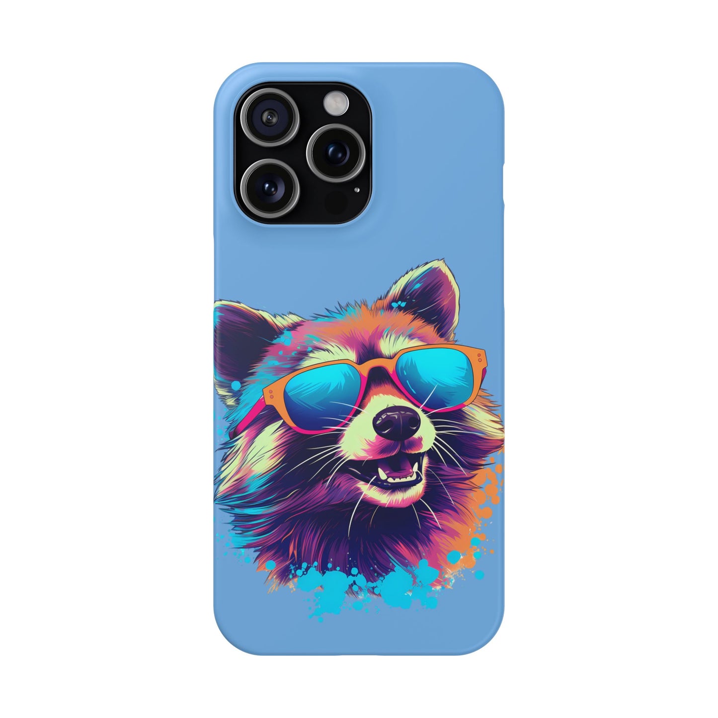 Lux Slim Cases -  " Cool Racoon"