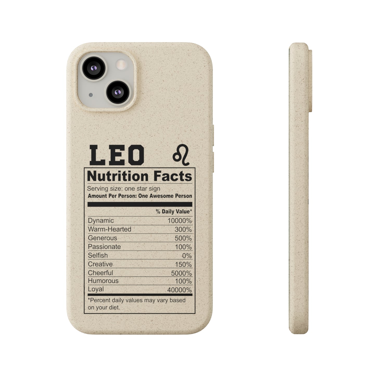 Zodiac Ingredients Biodegradable Phone Case