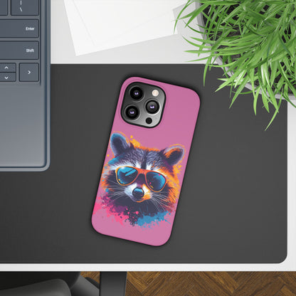 Lux Slim Cases -  " Cool Racoon V2"