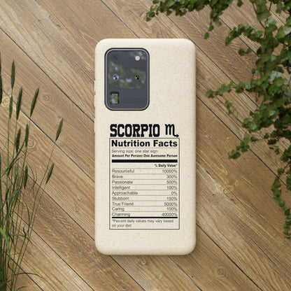 Scorpio Ingredients Biodegradable Phone Case