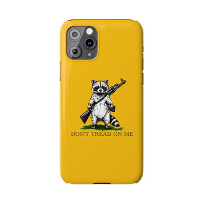 Racoon Freedom Design Slim Phone Case