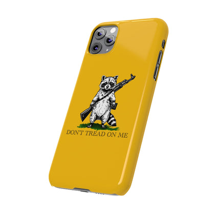 Racoon Freedom Design Slim Phone Case