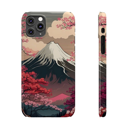 Japan Mountain V2! Slim iPhone Cases