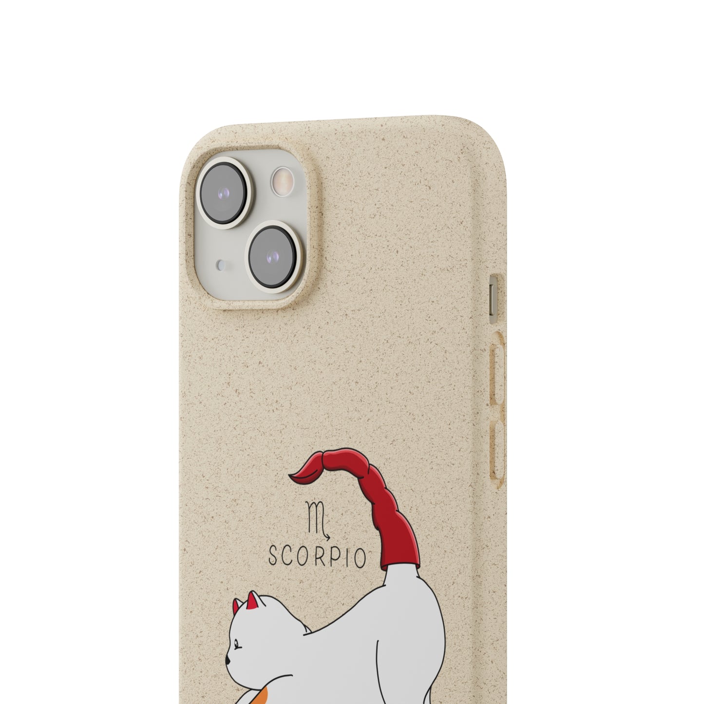 Scorpio Cat Zodiac Design - Biodegradable Phone Cases