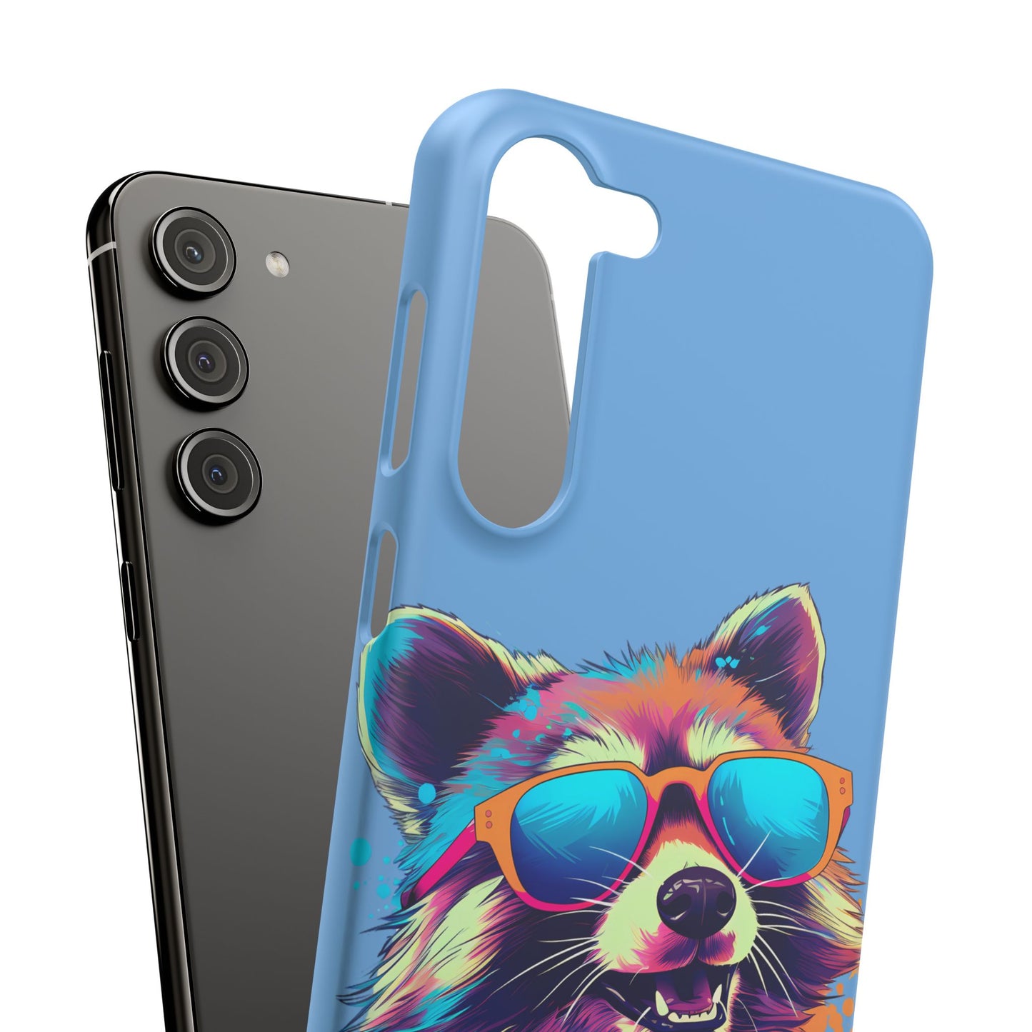 Lux Slim Cases -  " Cool Racoon"