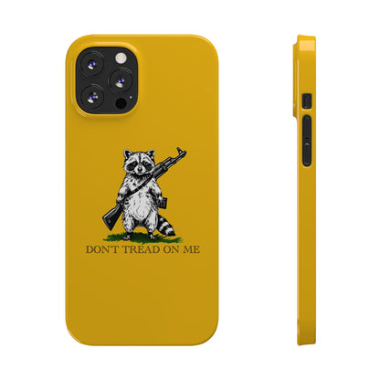 Racoon Freedom Design Slim Phone Case