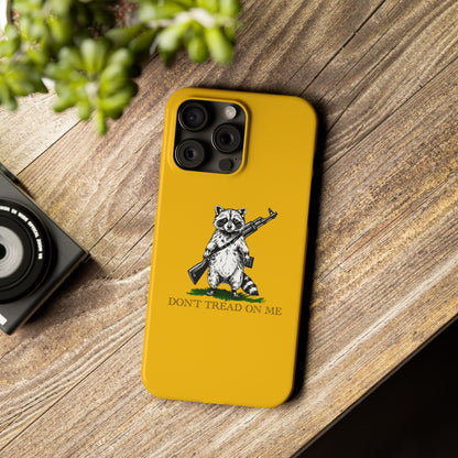 Racoon Freedom Design Slim Phone Case