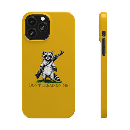 Racoon Freedom Design Slim Phone Case