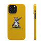 Racoon Freedom Design Slim Phone Case