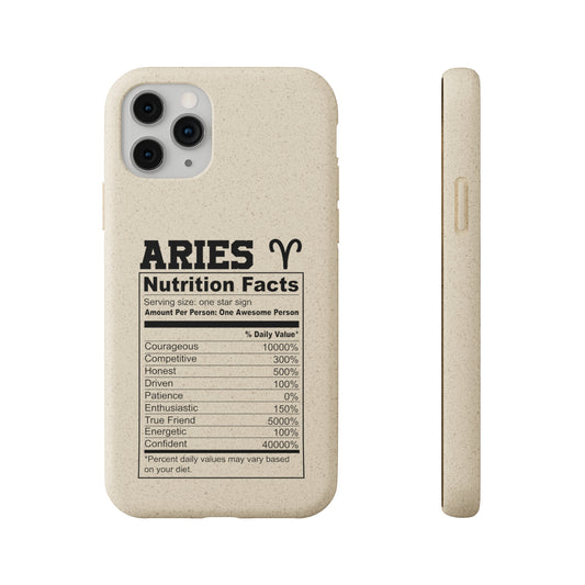 Zodiac Ingredients Biodegradable Phone Case