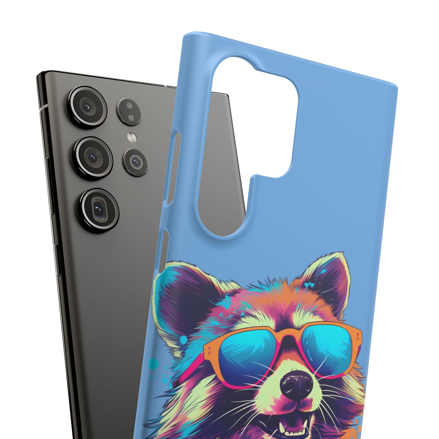 Lux Slim Cases -  " Cool Racoon"