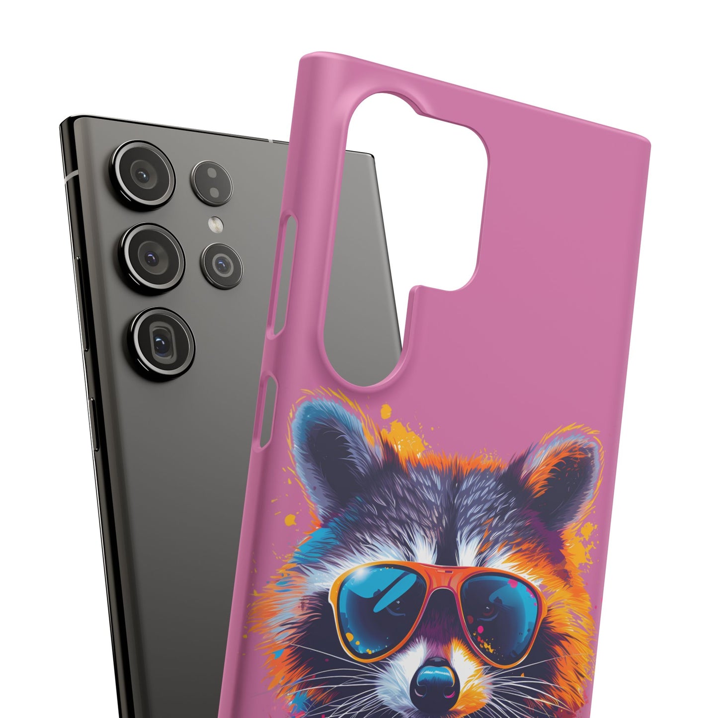 Lux Slim Cases -  " Cool Racoon V2"