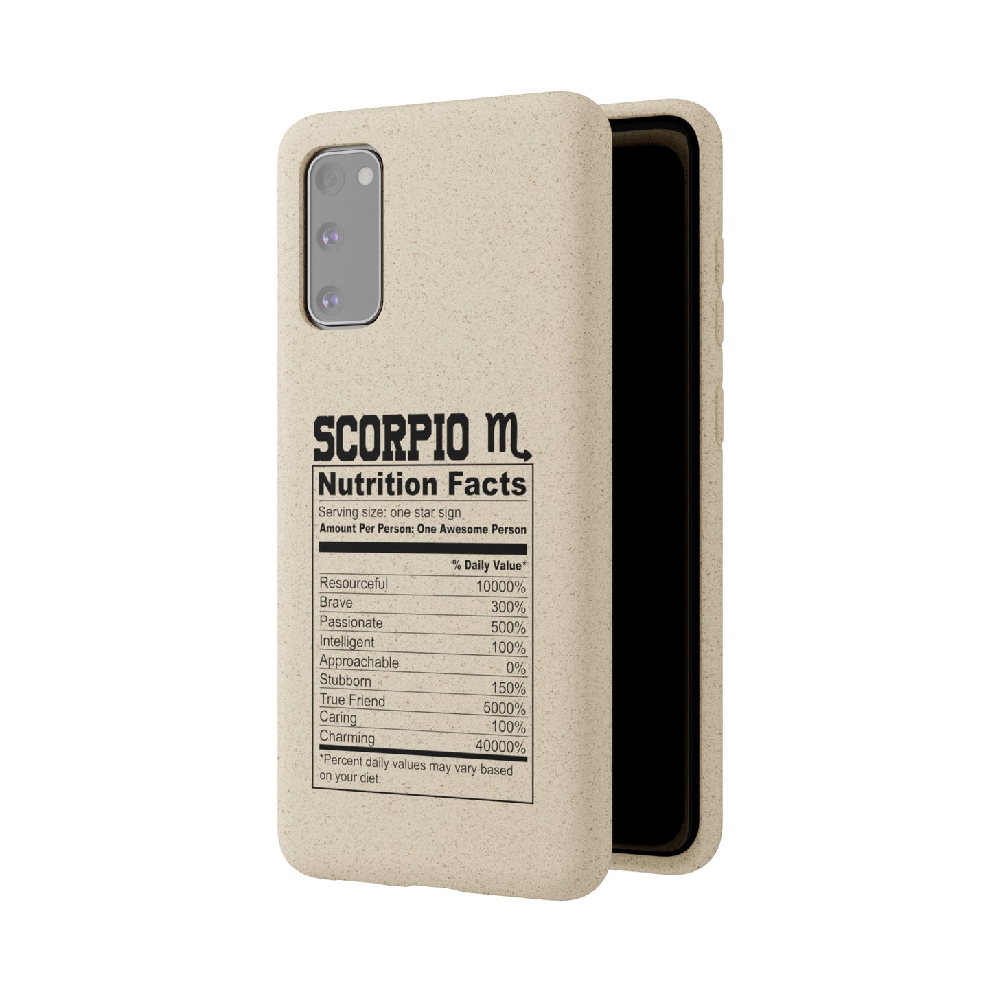 Zodiac Ingredients Biodegradable Phone Case