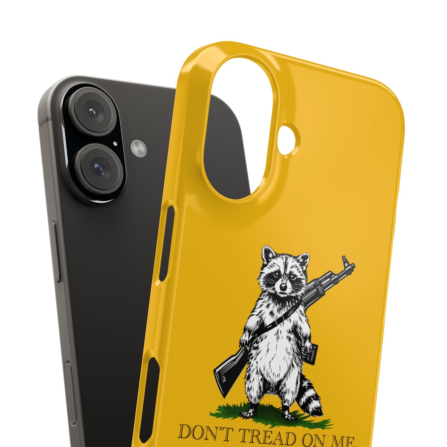 Racoon Freedom Design Slim Phone Case