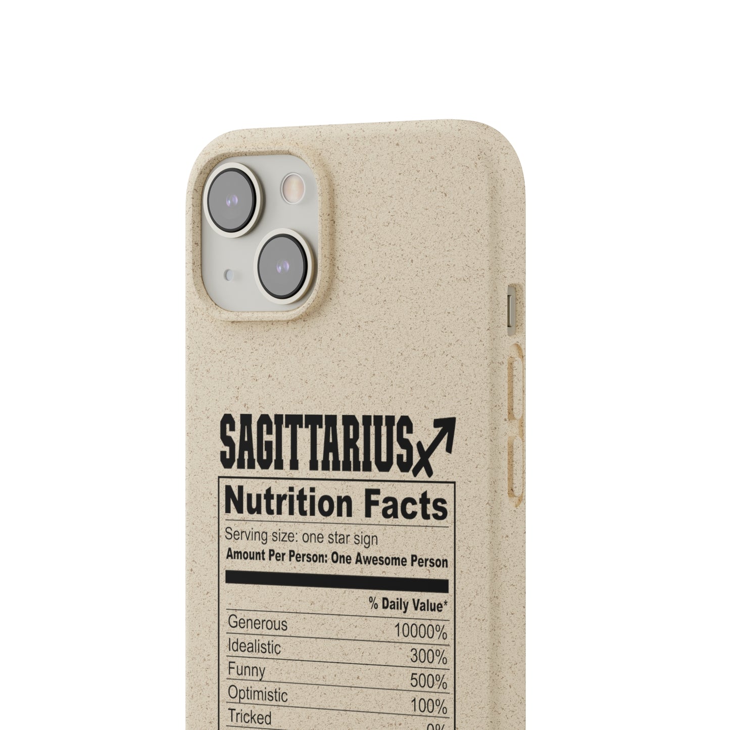 Zodiac Ingredients Biodegradable Phone Case