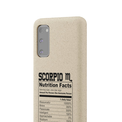 Scorpio Ingredients Biodegradable Phone Case