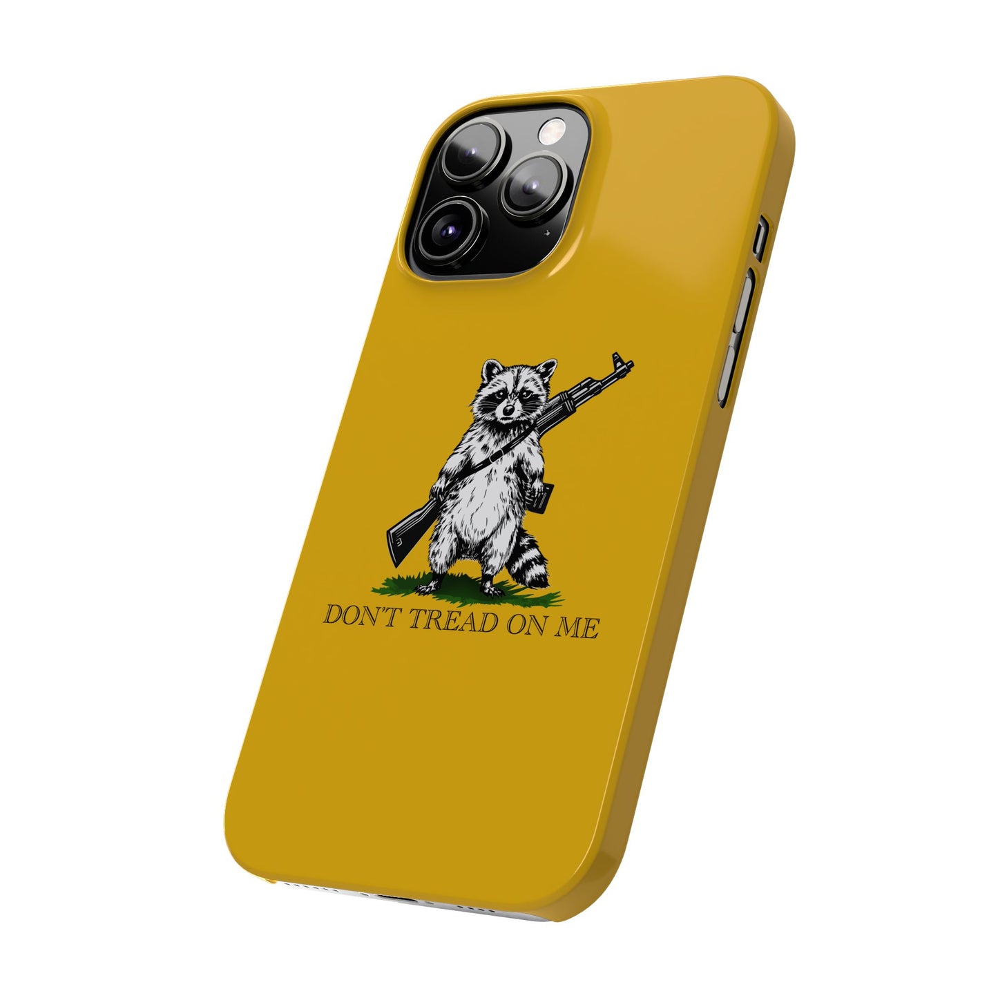 Racoon Freedom Design Slim Phone Case