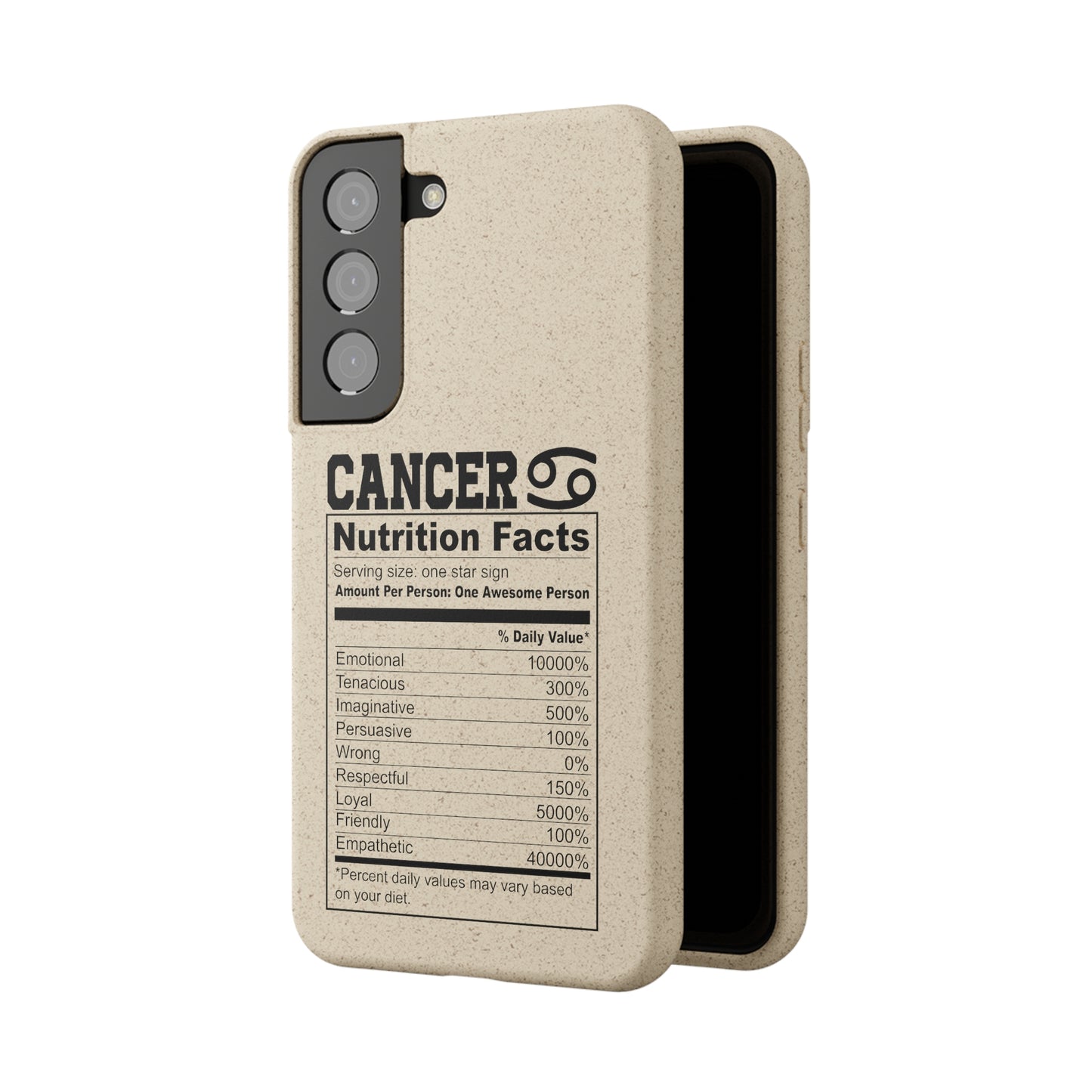 Zodiac Ingredients Biodegradable Phone Case