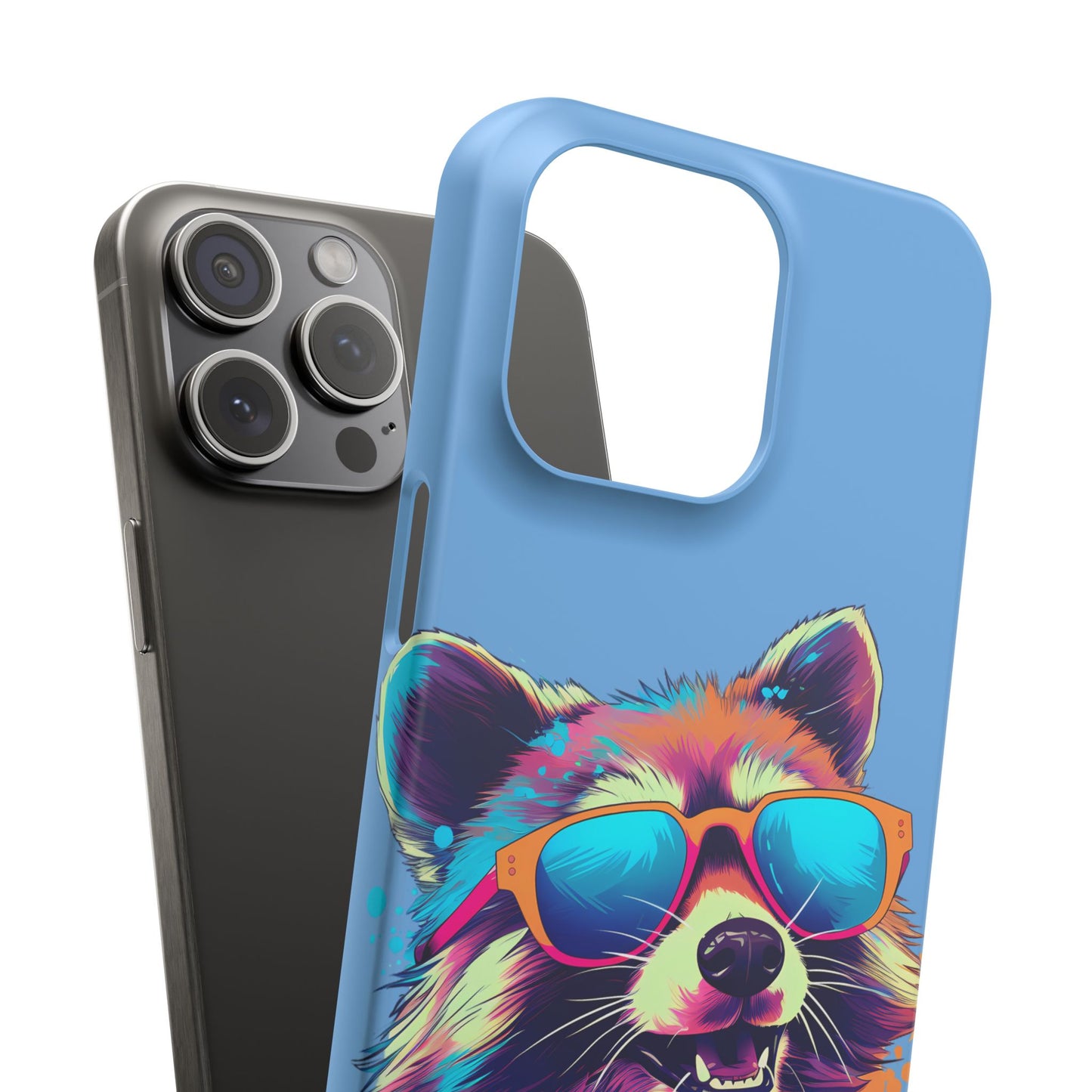 Lux Slim Cases -  " Cool Racoon"