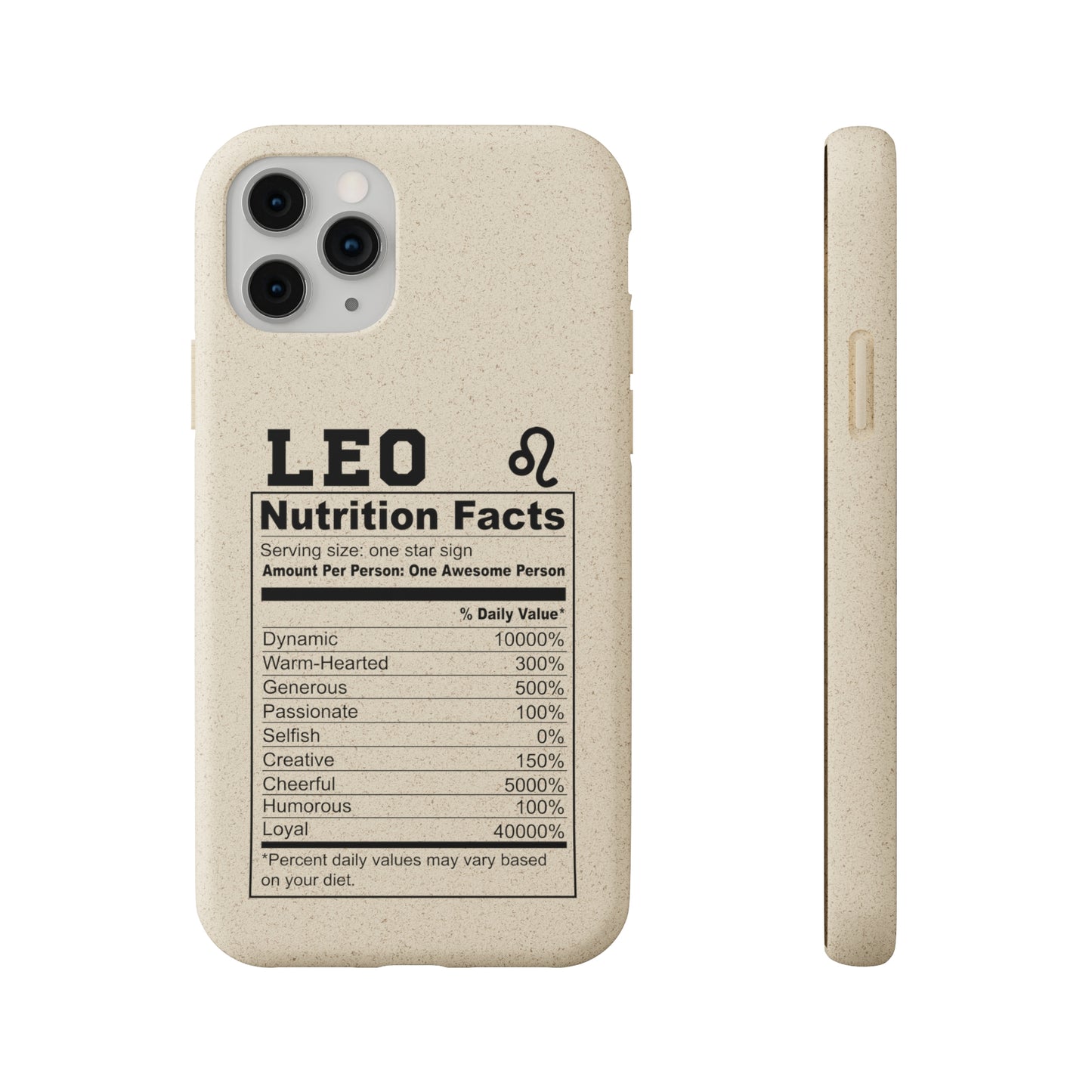 Zodiac Ingredients Biodegradable Phone Case