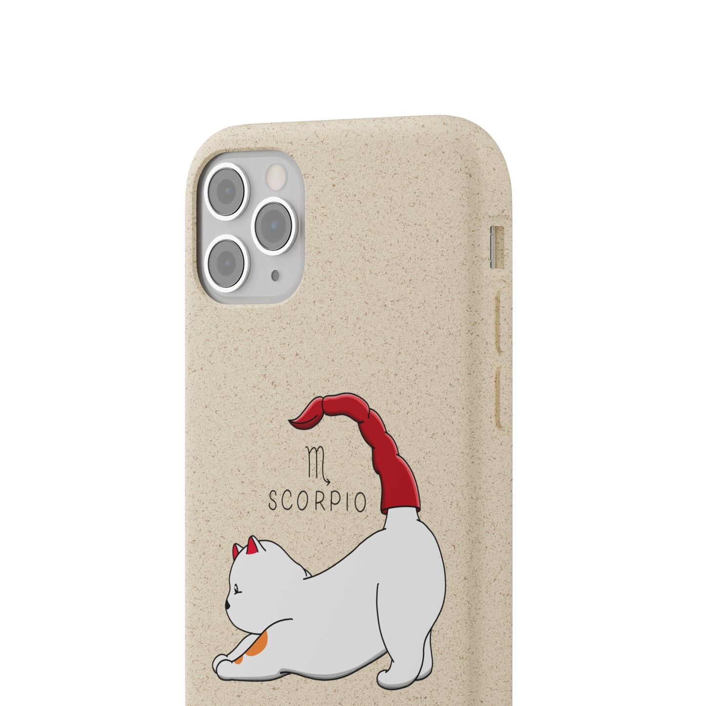 Scorpio Cat Zodiac Design - Biodegradable Phone Cases