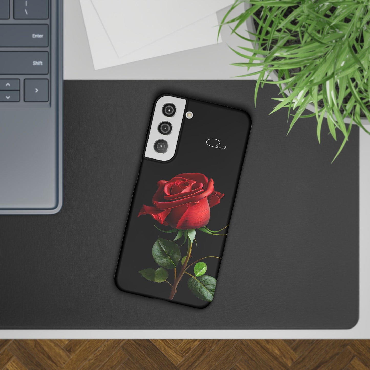 Lux Matte Slim Cases - Titled " Rose "