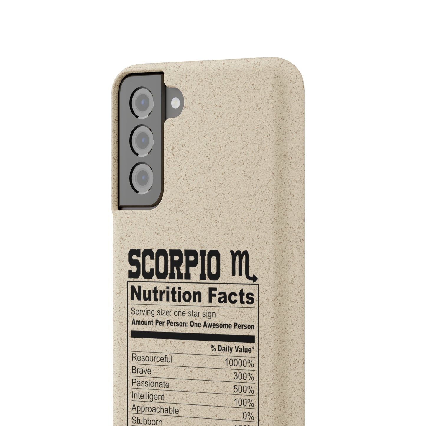 Zodiac Ingredients Biodegradable Phone Case