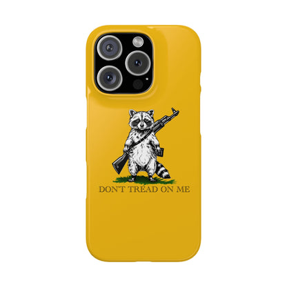 Racoon Freedom Design Slim Phone Case