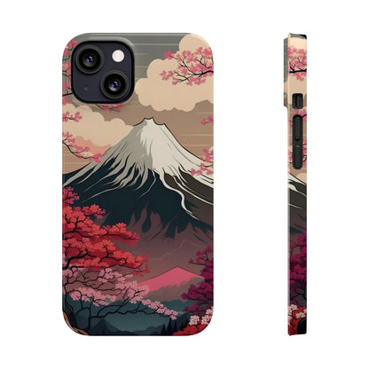 Japan Mountain V2! Slim iPhone Cases