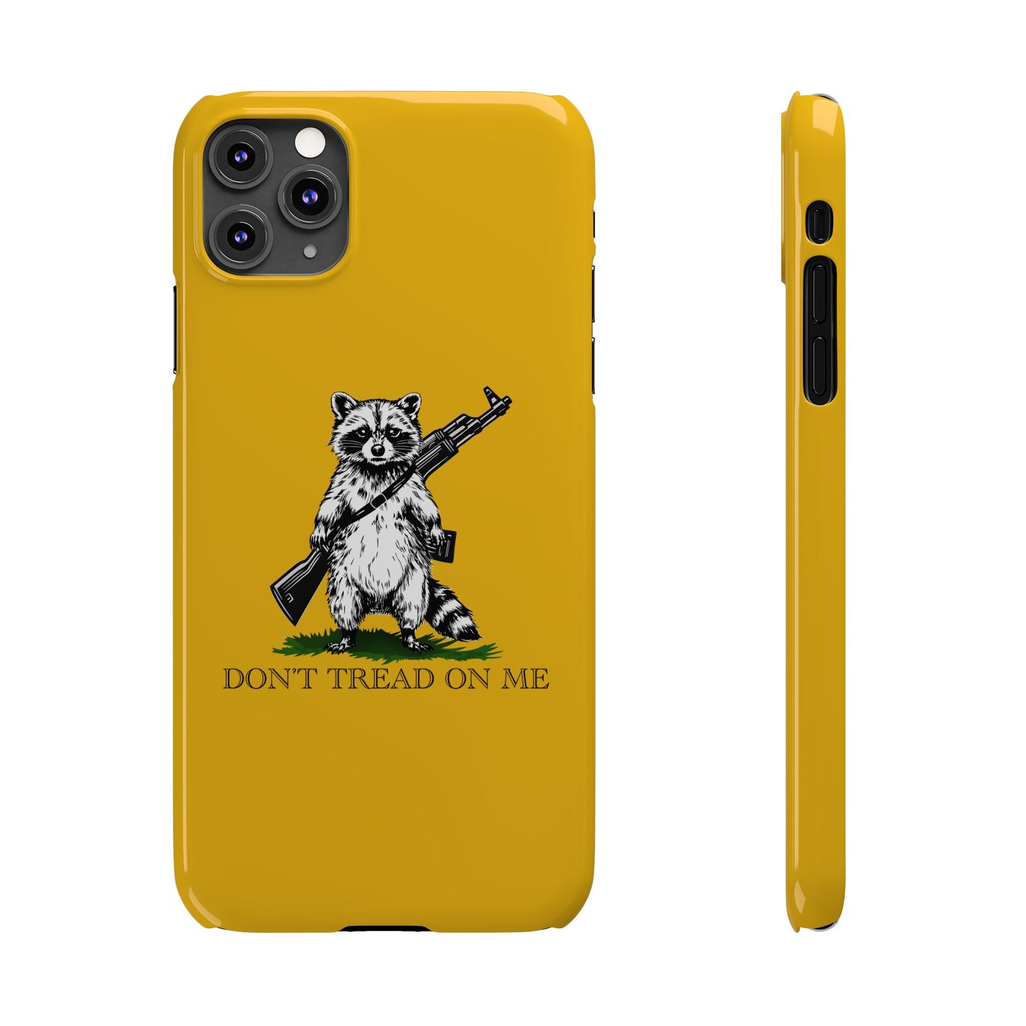 Racoon Freedom Design Slim Phone Case