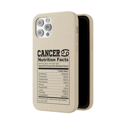 Cancer Ingredients Biodegradable Phone Case