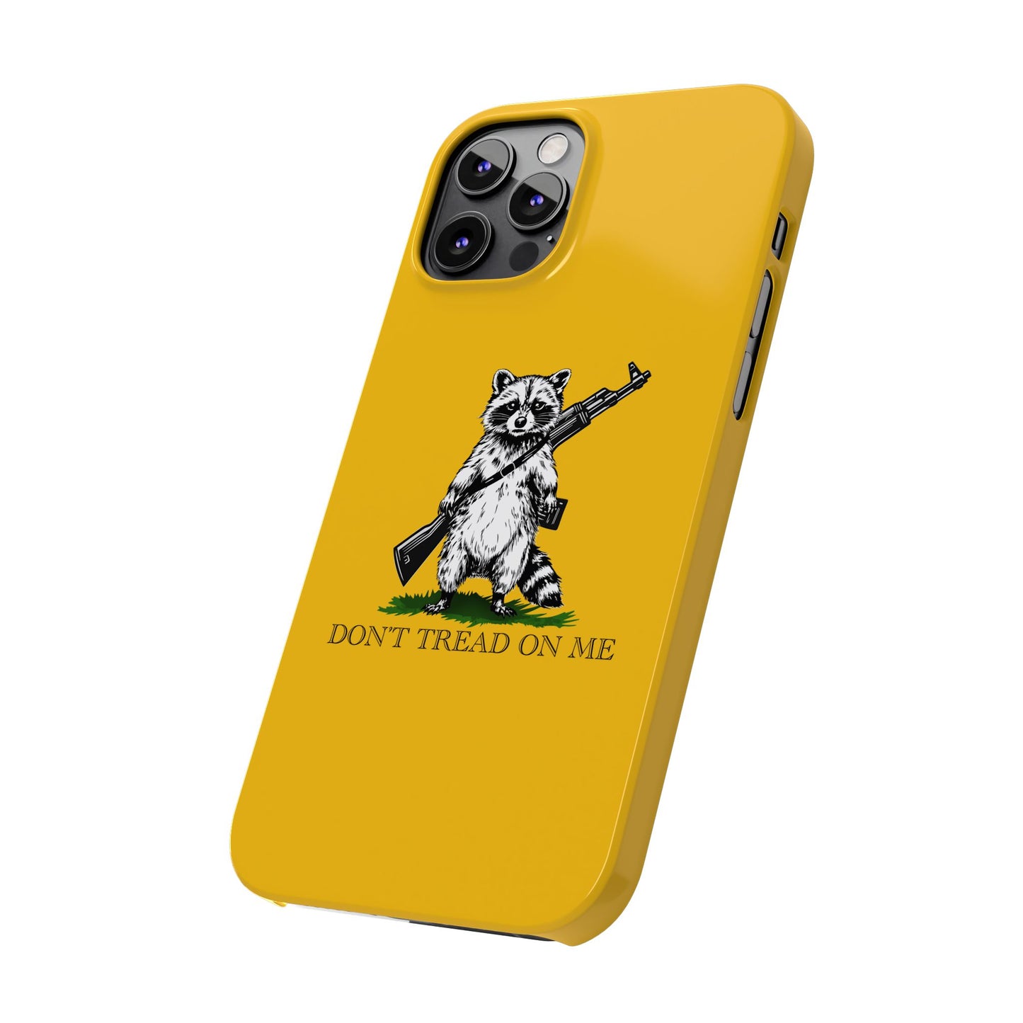 Racoon Freedom Design Slim Phone Case