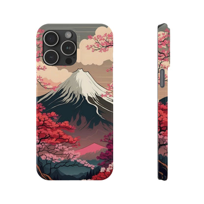 Japan Mountain V2! Slim iPhone Cases