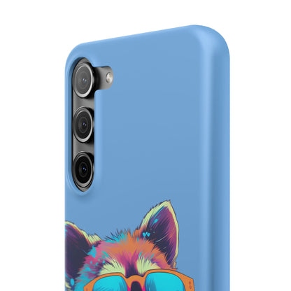 Lux Slim Cases -  " Cool Racoon"