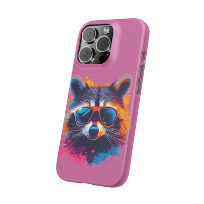 Lux Slim Cases -  " Cool Racoon V2"