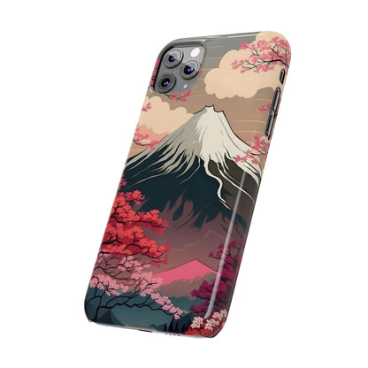 Japan Mountain V2! Slim iPhone Cases