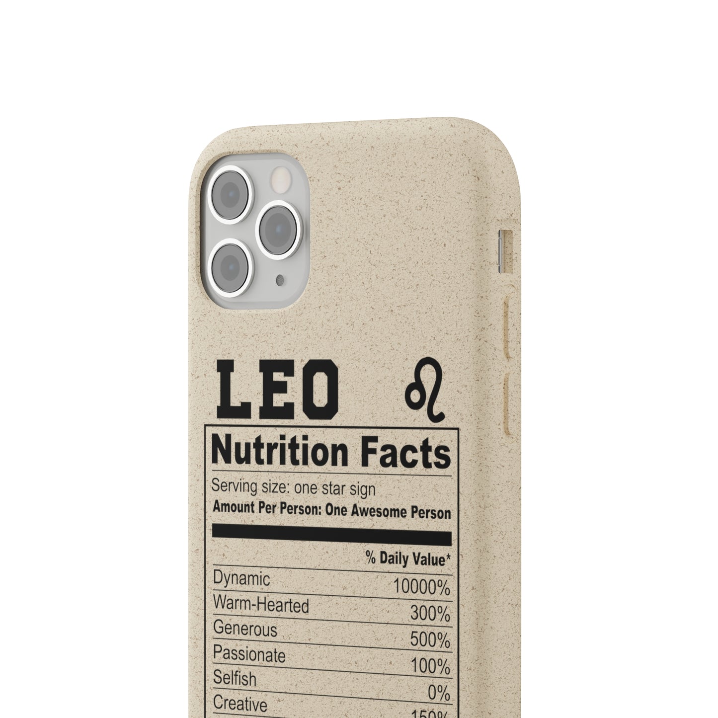 Zodiac Ingredients Biodegradable Phone Case