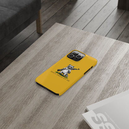 Racoon Freedom Design Slim Phone Case