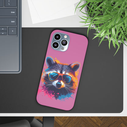 Lux Slim Cases -  " Cool Racoon V2"