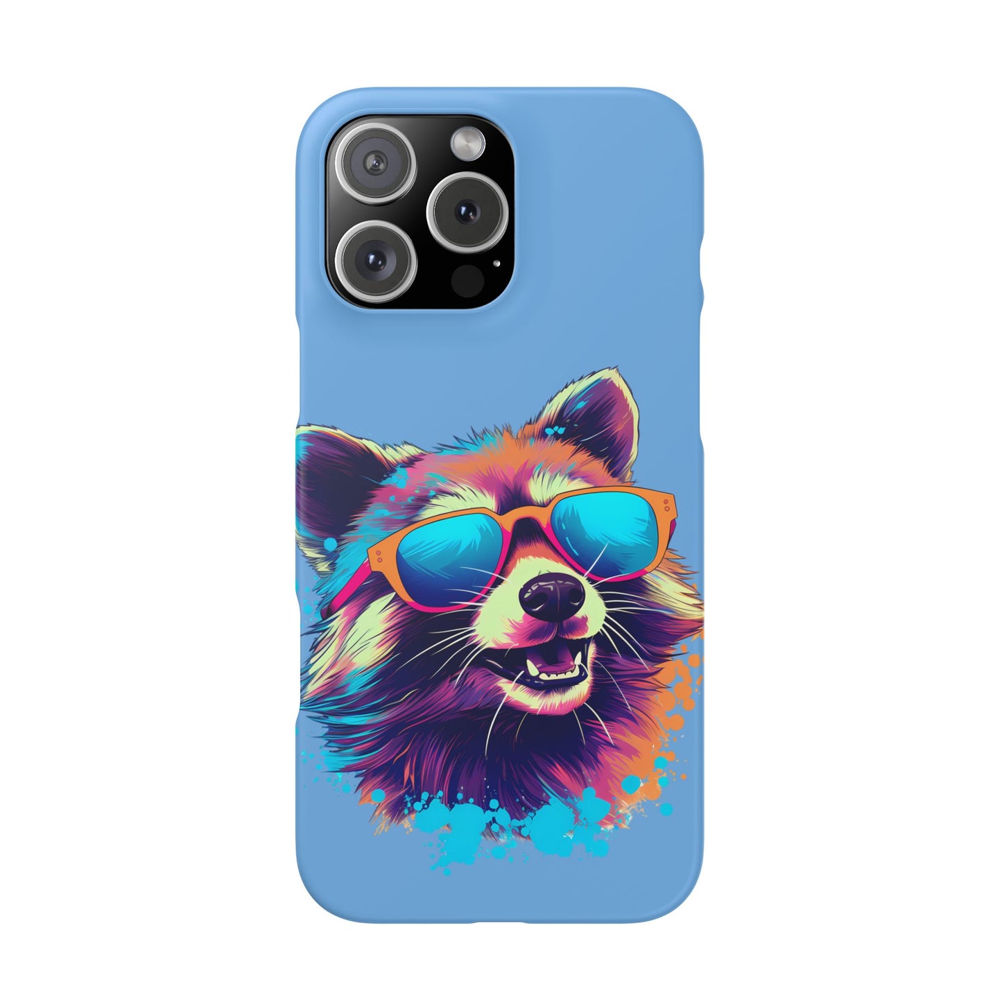 Lux Slim Cases -  " Cool Racoon"