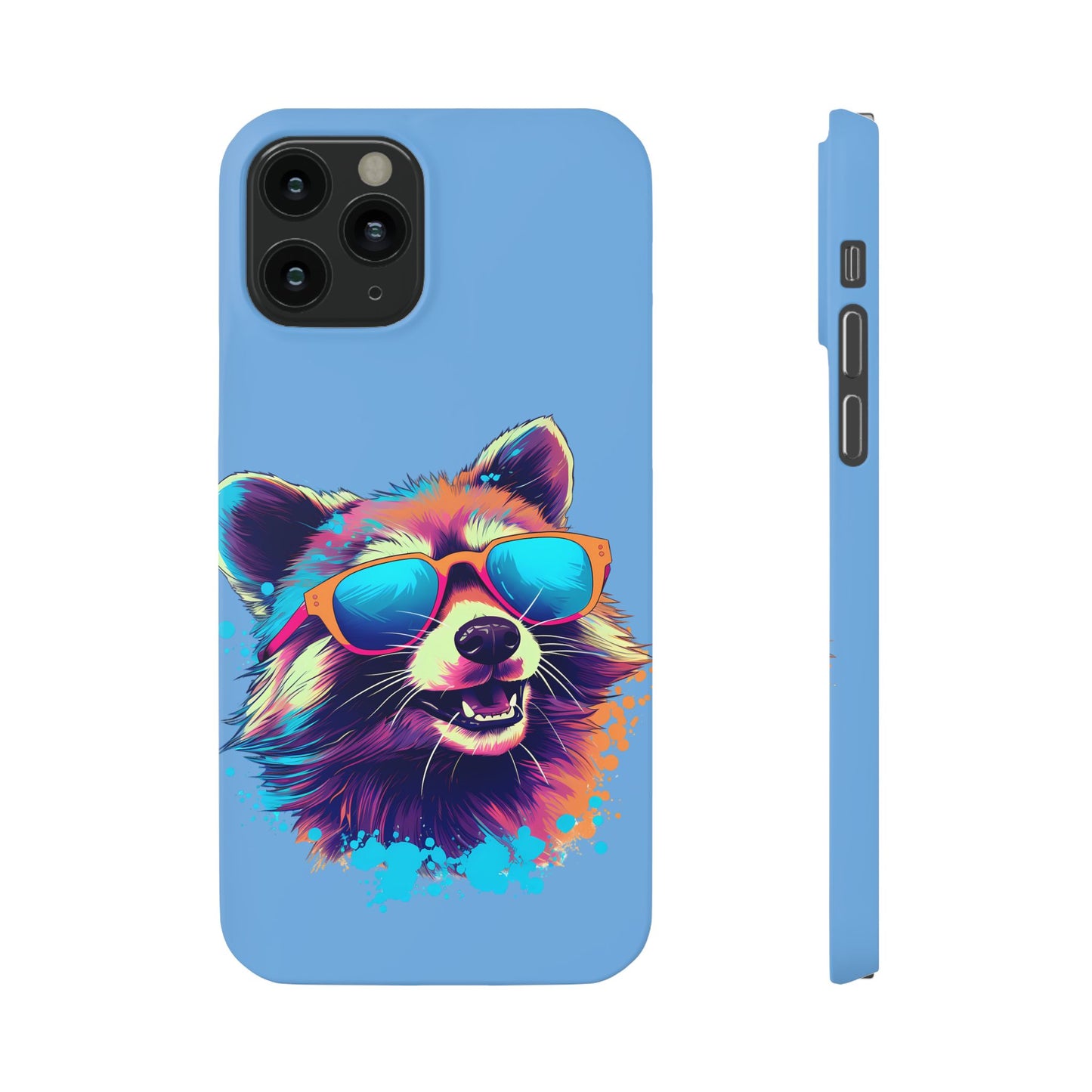 Lux Slim Cases -  " Cool Racoon"