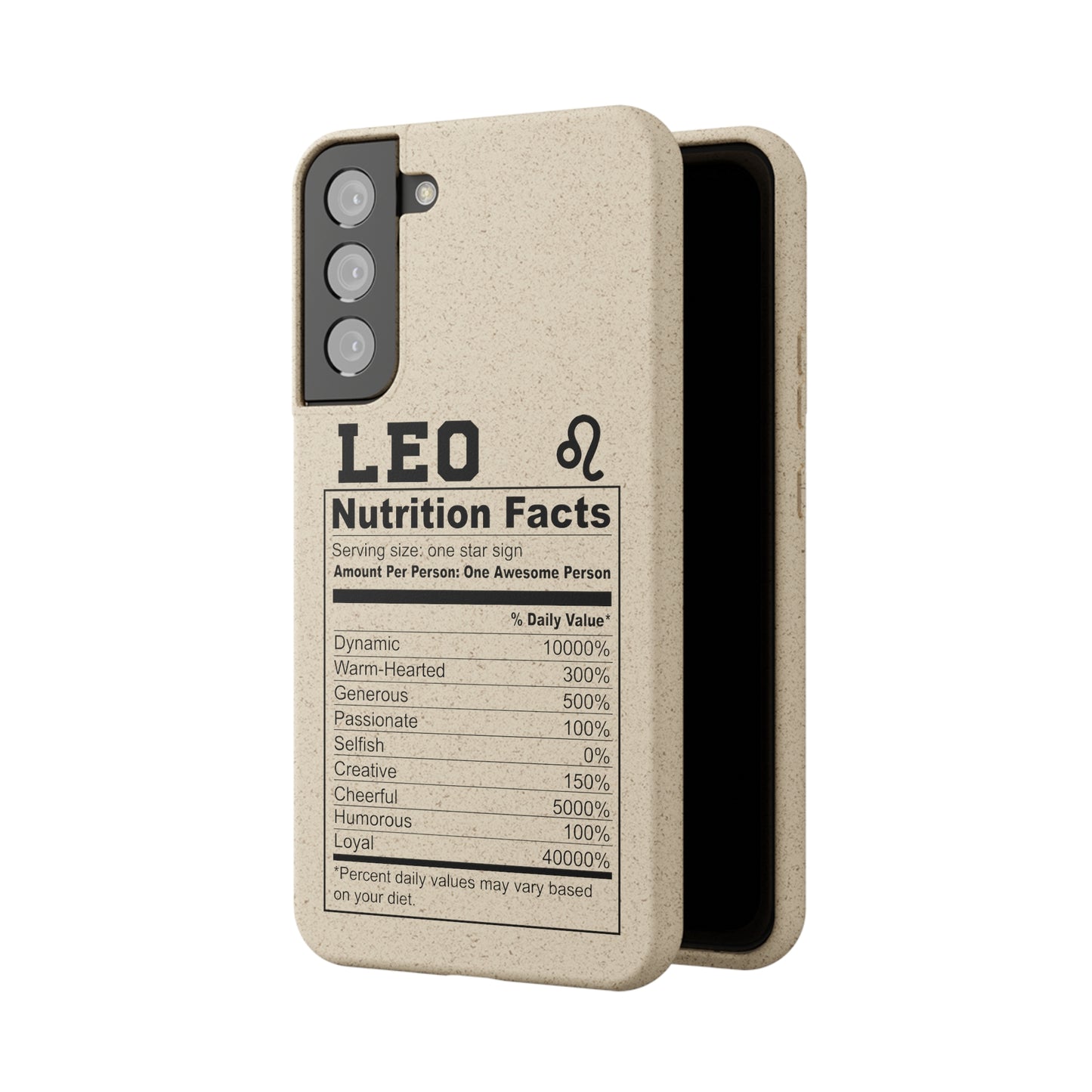 Zodiac Ingredients Biodegradable Phone Case