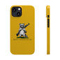 Racoon Freedom Design Slim Phone Case