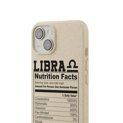 Libra Ingredients Biodegradable Phone Case