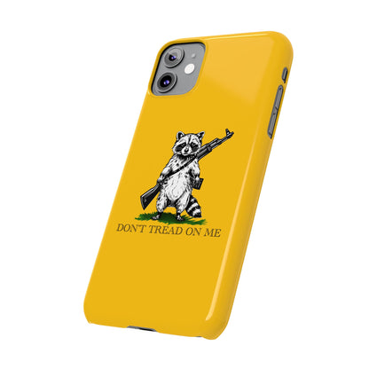 Racoon Freedom Design Slim Phone Case