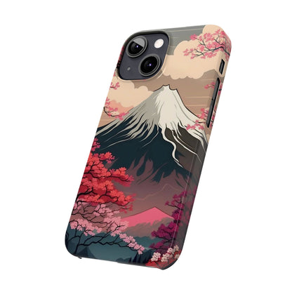 Japan Mountain V2! Slim iPhone Cases