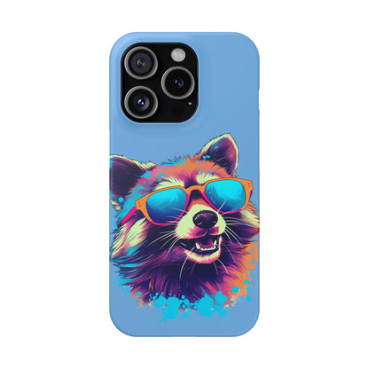 Lux Slim Cases -  " Cool Racoon"